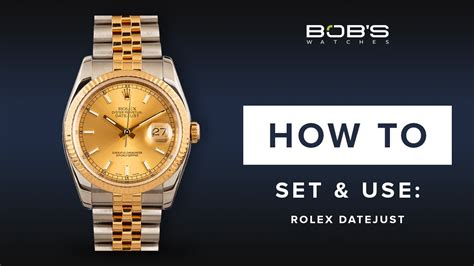 how to change rolex time|rolex datejust time settings.